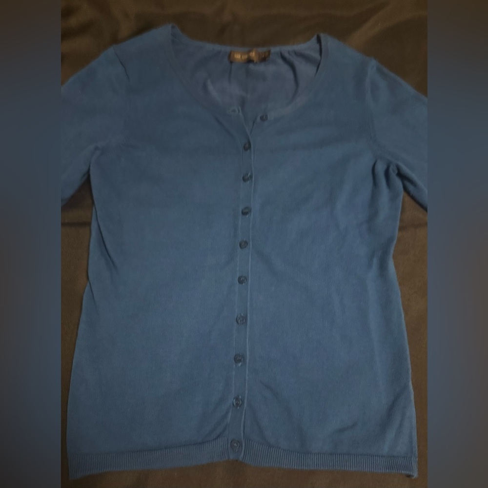 The Limited Blue (Indigo?) Women’s Button Down Cardigan - Picture 8 of 16